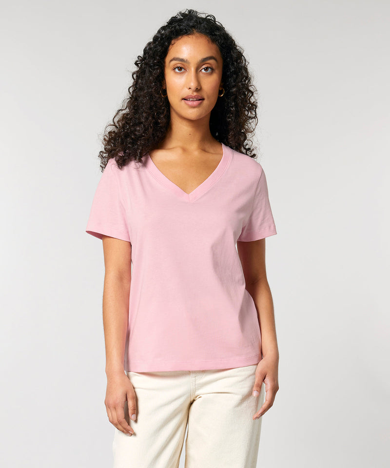 Organic Colours Womens Work V-neck T-shirt - Sustainable Workwear Range