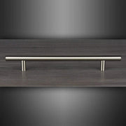 T-Bar Brushed Nickel Cupboard Door Cabinet Handle M4TEC Balintore D4 - Hardware > Hardware Accessories > Cabinet Hardware > Cabinet Knobs & Handles Cabinet Knobs & Handles