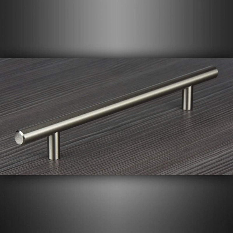 T-Bar Brushed Nickel Cupboard Door Cabinet Handle M4TEC Balintore D4 - Hardware > Hardware Accessories > Cabinet Hardware > Cabinet Knobs & Handles Cabinet Knobs & Handles
