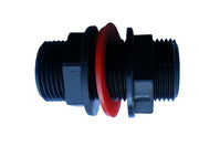 Tank Connector with Washer 1" BSPM and Drill Bit - Home & Garden > Lawn & Garden Tech Hose & Fittings