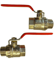 Brass Nickel-Plated Lever Valve 2" BSPM-F - Home & Garden > Lawn & Garden Tech Hose & Fittings