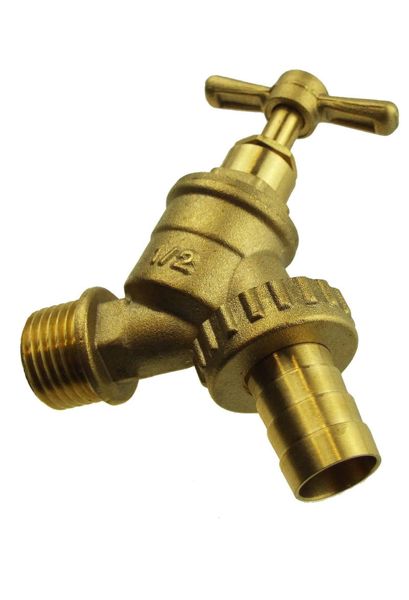 Garden Bib Tap Brass 1/2" BSPM Inlet - Home & Garden > Lawn & Garden Garden watering