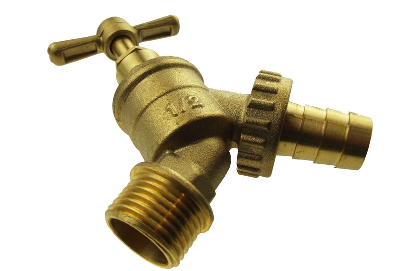 Garden Bib Tap Brass 1/2" BSPM Inlet - Home & Garden > Lawn & Garden Garden watering