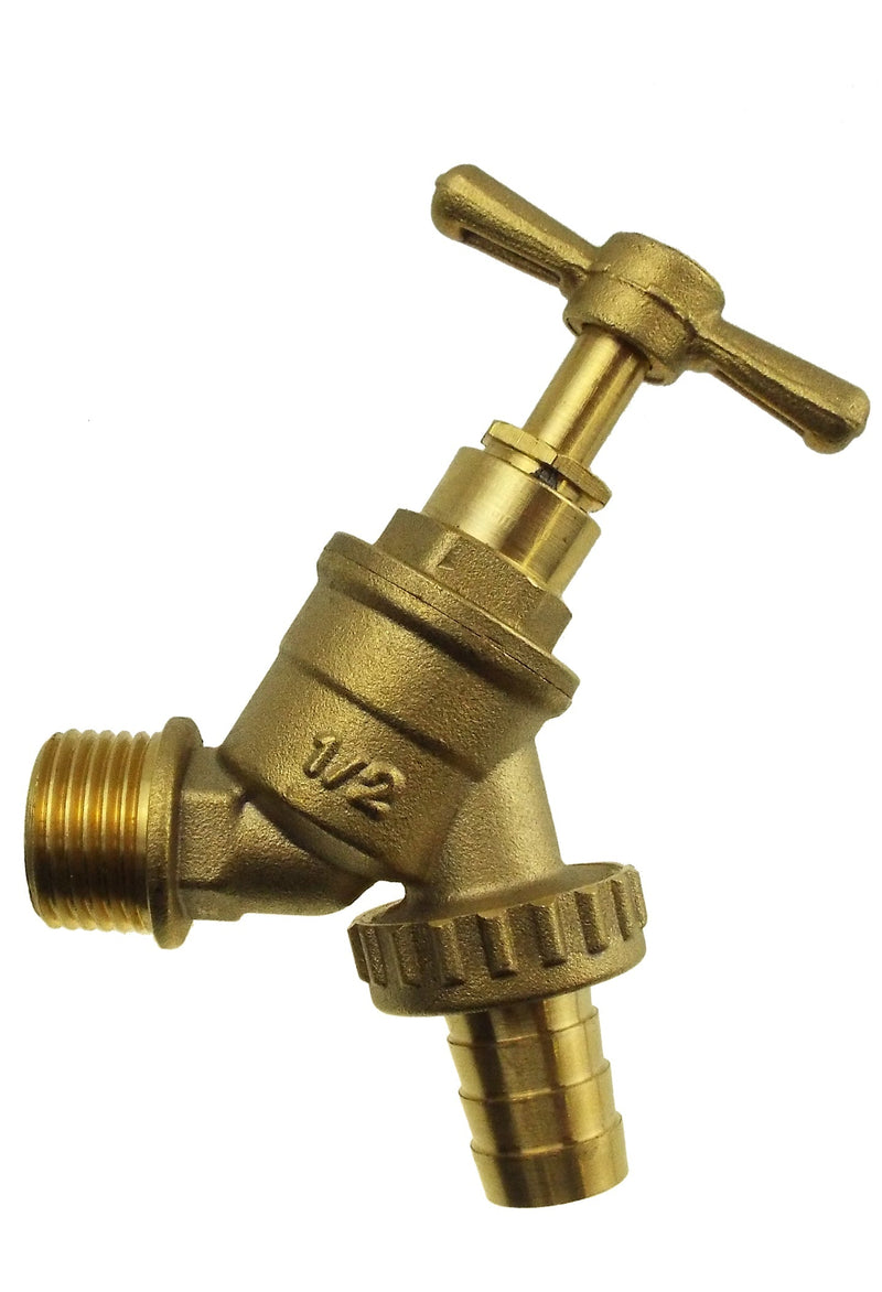 Garden Bib Tap Brass 1/2" BSPM Inlet - Home & Garden > Lawn & Garden Garden watering
