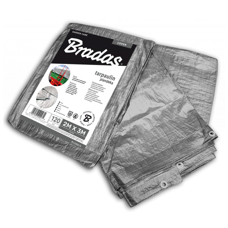 Silver M-Grade Tarpaulin 2m x 3m - Hardware > Hardware Accessories > Tarps Tarpaulins