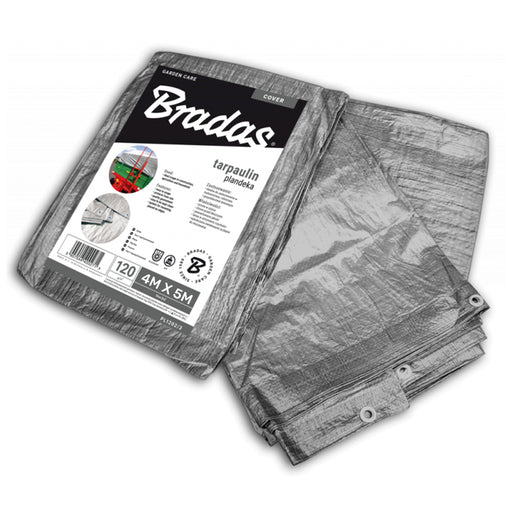 Silver M-Grade Tarpaulin 4m x 5m - Hardware > Hardware Accessories > Tarps Tarpaulins