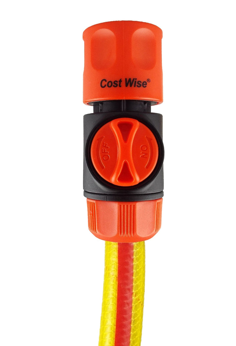 Cost Wise Hose Connector with Valve - Home & Garden > Lawn & Garden Garden watering