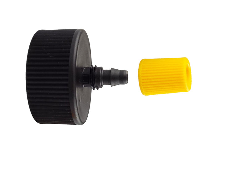 Tap Connector 3/4" BSPF - 4mm Micro Tube Black Yellow - Home & Garden > Lawn & Garden Garden watering