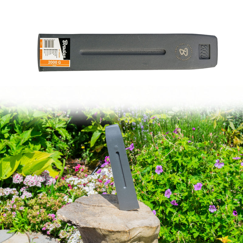 2kg Heavy Duty Log Splitter Wedge - Home & Garden > Lawn & Garden Garden tools & Accesories