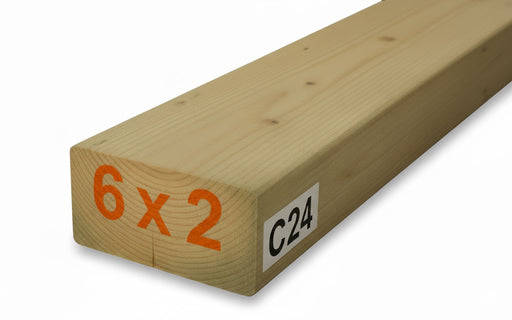 C24 Structural Grade Treated Timber 150 x 47 x 3m (6x2) - £11 Inc Vat - Hardware > Building Materials > Lumber & Sheet Stock C24 Structural Grade Treated Timber