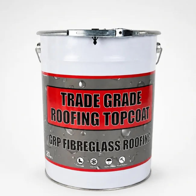 GRP/Fibreglass Roofing Topcoat Dark Grey – Free Catalyst