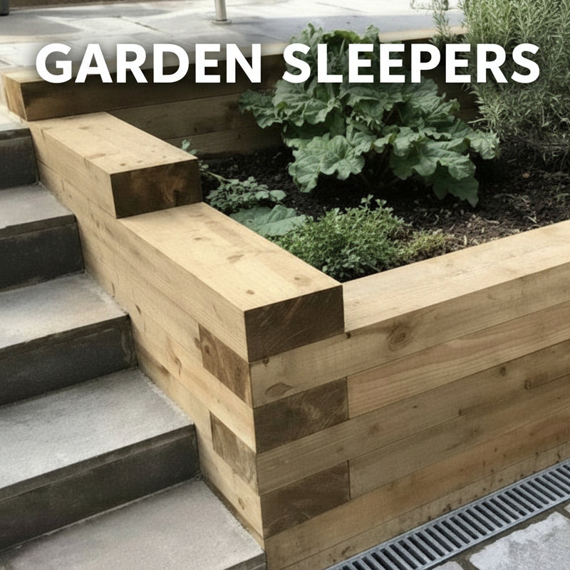 Treated Garden Sleepers 200 x 100 x 2400mm - £24 Each Inc Vat Delivery Kent Collection Sheppey
