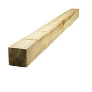 Spruce Treated Fence Posts 75 x 75 x 2400mm (3x3) - £9.25 Each Inc Vat - Hardware > Fencing & Barriers > Fence Posts & Rails > Line Posts Spruce Treated Fence Posts