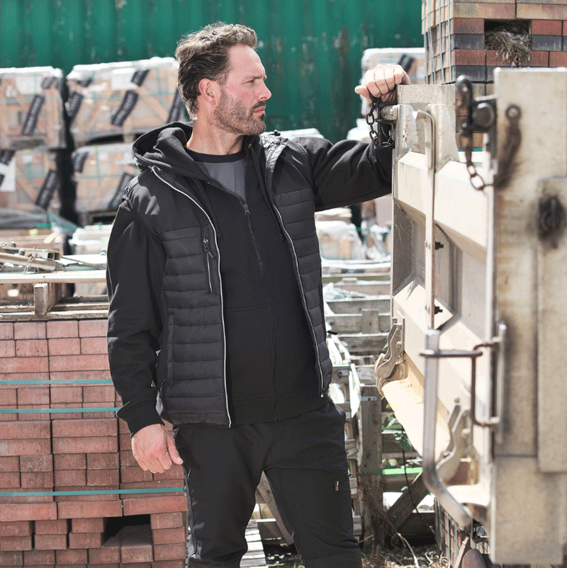 TuffStuff 279 Howden Water Resistant Hooded Bodywarmer - BODYWARMERS