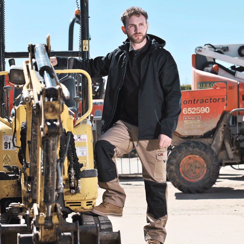 Tuffstuff 710 Excel Pro Knee Pad Holster Pocket Work Trousers - KNEE PAD TROUSERS