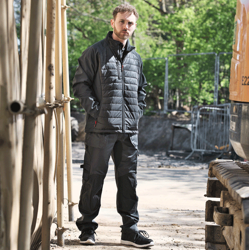 TuffStuff 725 X-Motion Knee Pad Holster Pocket Work Trousers - KNEE PAD TROUSERS