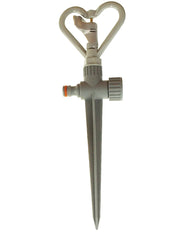 Rotary Butterfly Lawn Sprinkler on Spike De Luxe - White Line - Home & Garden > Lawn & Garden > Watering & Irrigation > Sprinklers & Sprinkler Heads > Sprinklers Garden watering