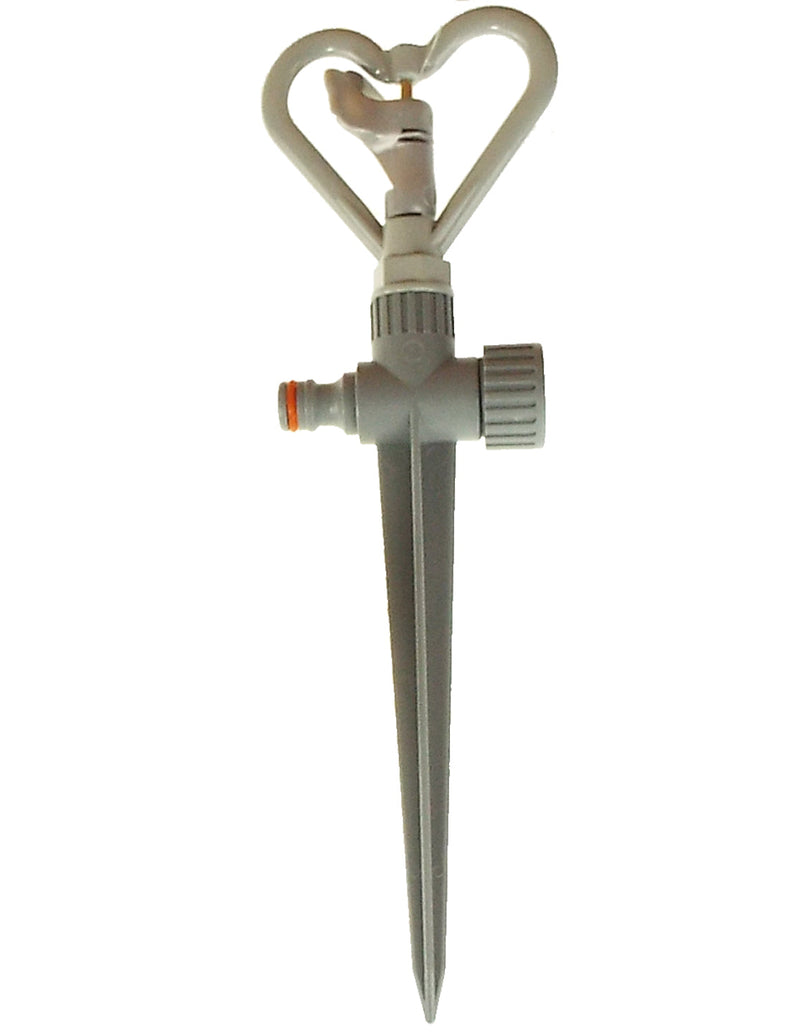 Rotary Butterfly Lawn Sprinkler on Spike De Luxe - White Line - Home & Garden > Lawn & Garden > Watering & Irrigation > Sprinklers & Sprinkler Heads > Sprinklers Garden watering