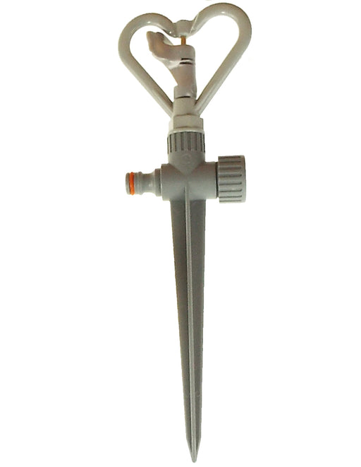 Rotary Butterfly Lawn Sprinkler on Spike De Luxe - White Line - Home & Garden > Lawn & Garden > Watering & Irrigation > Sprinklers & Sprinkler Heads > Sprinklers Garden watering