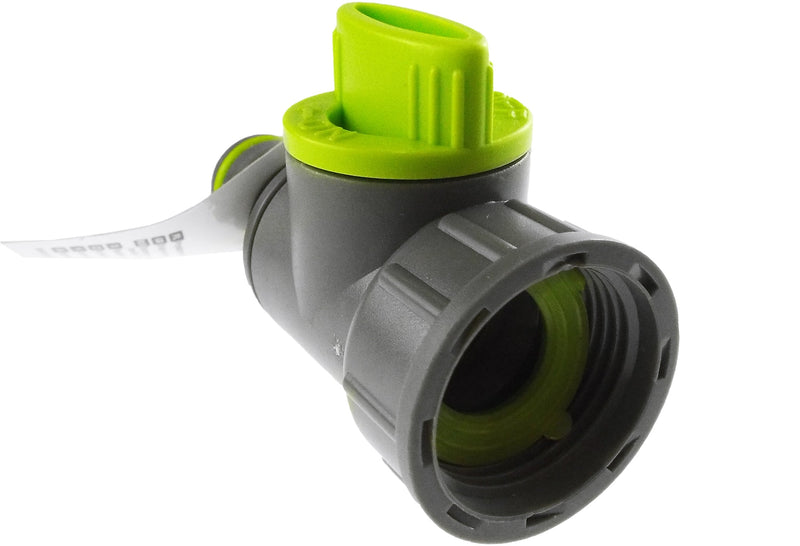 Tap Adapter with Valve ¾” BSPF – Snap-On Connector, Lime - Home & Garden > Lawn & Garden Garden watering