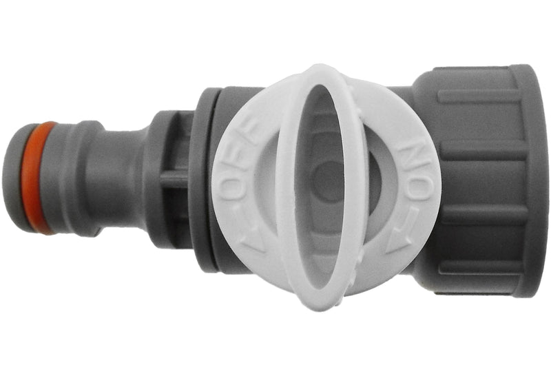 Tap Adapter with Valve 3/4" BSPF – Snap-On Connector WL - Home & Garden > Lawn & Garden Garden watering