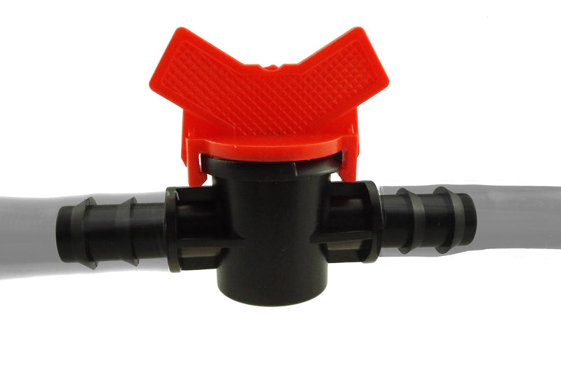 In Line Valve for 1/2" Irrigation Pipe - Home & Garden > Lawn & Garden > Watering & Irrigation Garden watering