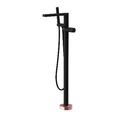 Velar Freestanding Black Bath Shower Mixer - Bathrooms