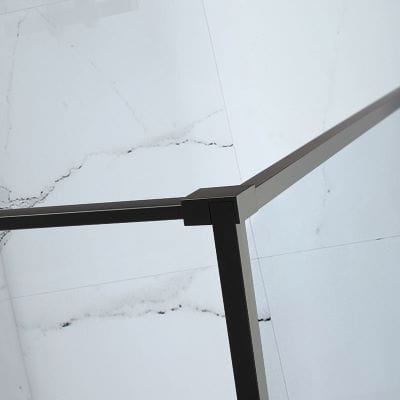 Velar+ Straight Frame Walk-in Panel w/ Towel Rail and Stabilising Bar - Bathrooms