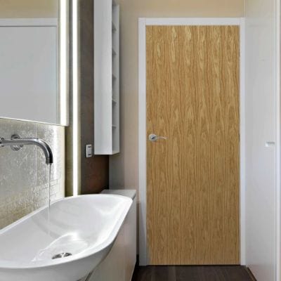 Veneered Oak Pre Finished Internal Door - All Sizes -