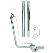 Traditional Exposed Bath Waste Kit with P-Trap & Pipe Shrouds - Bathrooms