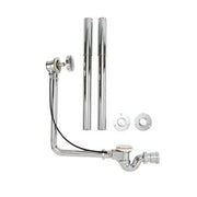 Traditional Exposed Bath Waste Kit with P-Trap & Pipe Shrouds - Bathrooms
