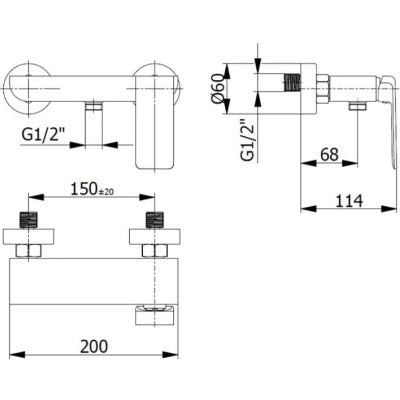 Move Exposed Chrome Mixer Shower Valve - Bathrooms