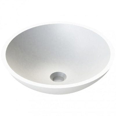 Prince Round Solid Surface Stone Basin - All Sizes - Bathrooms