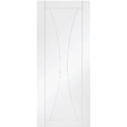 Verona Internal White Primed Door with Clear Glass -
