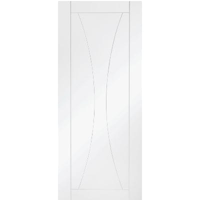 Verona Internal White Primed Door with Clear Glass -