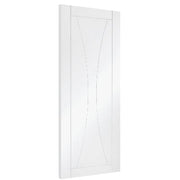 Verona Internal White Primed Door with Clear Glass -