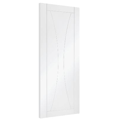 Verona Internal White Primed Door with Clear Glass -