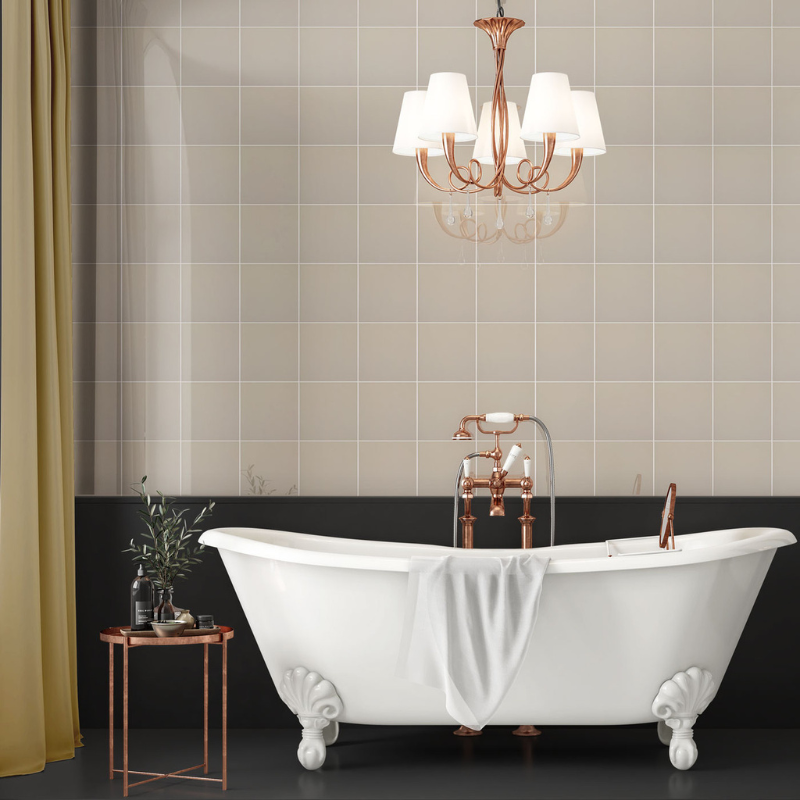 Prismatics Victorian Cream Gloss - All Sizes - Prismatics Tiles