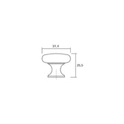 Viefe Duke Cupboard Door Knob Cabinet Handle Renton VC4 - Hardware > Hardware Accessories > Cabinet Hardware > Cabinet Knobs & Handles Cabinet Knobs & Handles