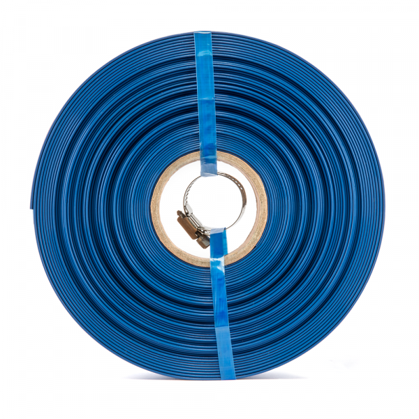 LayFlat 1" / 25mm x 30metres Water Discharge Aqua Hose Pipe Pump Irrigation with Free Secure Hose Clip - Home & Garden > Lawn & Garden > Watering & Irrigation > Garden Hoses Tech Hose & Fittings