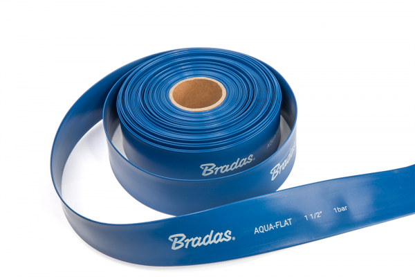 LayFlat 1" / 25mm x 30metres Water Discharge Aqua Hose Pipe Pump Irrigation with Free Secure Hose Clip - Home & Garden > Lawn & Garden > Watering & Irrigation > Garden Hoses Tech Hose & Fittings