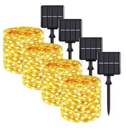 Caradok Solar String Lights Outdoor - 8 Lighting Modes - Extra Long Up to 30m with 300 LEDs - IP65 Waterproof Fairy Lights - Home & Garden > Lighting > Light Ropes & Strings