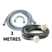Replacement Washing Machine Pipe Set 3m - Home & Garden > Household Appliances > Laundry Appliances > Washing Machines Tech Hose & Fittings