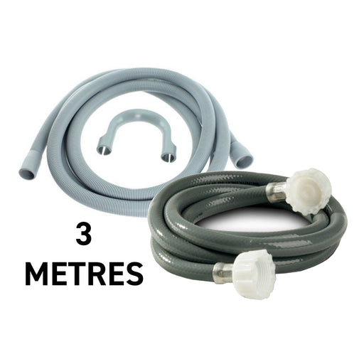 Replacement Washing Machine Pipe Set 3m - Home & Garden > Household Appliances > Laundry Appliances > Washing Machines Tech Hose & Fittings