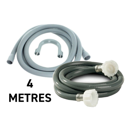 Replacement Washing Machine Pipe Set 4m - Home & Garden > Household Appliances > Laundry Appliances > Washing Machines Tech Hose & Fittings