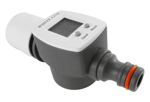Water Flow Meter Snap on Connector - Home & Garden > Lawn & Garden > Watering & Irrigation > Garden Hose Fittings & Valves