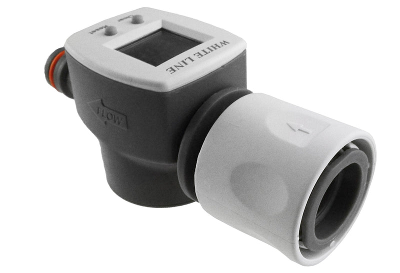 Water Flow Meter Snap on Connector - Home & Garden > Lawn & Garden > Watering & Irrigation > Garden Hose Fittings & Valves