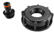IBC 2” S60X6 Cap with Male Quick Connector Black - Hardware > Plumbing > Plumbing Fittings & Supports > Pipe Connectors