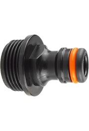 Male Tap Connector 3/4" BSPM Black - Home & Garden > Lawn & Garden > Watering & Irrigation Garden watering