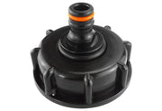 IBC 2” S60X6 Cap with Male Quick Connector Black - Hardware > Plumbing > Plumbing Fittings & Supports > Pipe Connectors